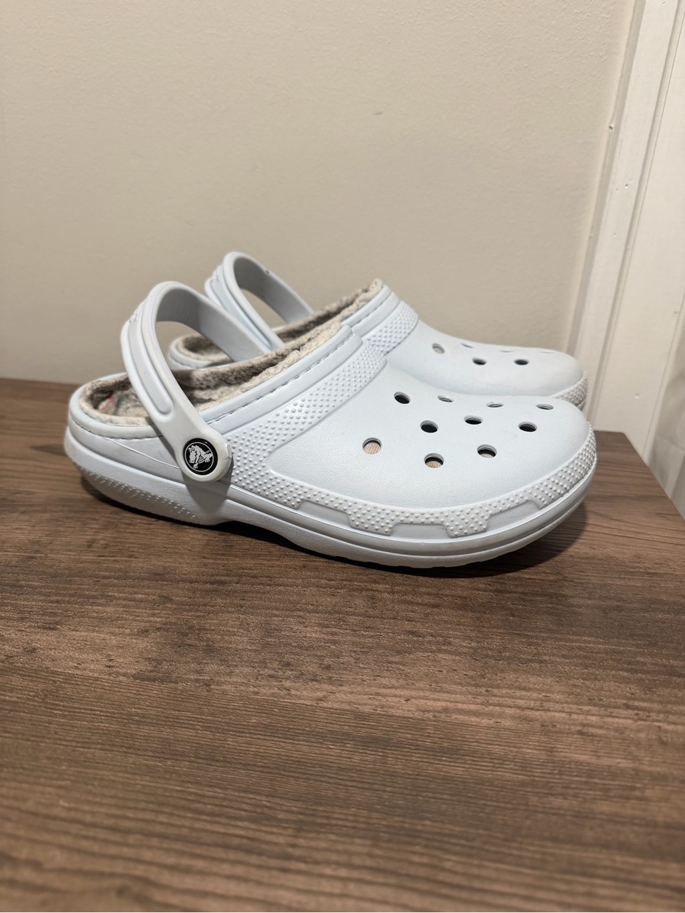 Crocs Light Blue Fleece-Lined